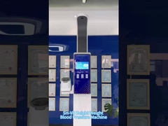 Φαρμακείων υπερηχητική ύψους μηχανή πώλησης κλίμακας βάρους παχιά με τη πίεση του αίματος Omron