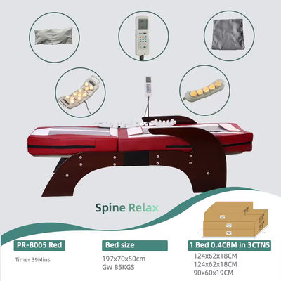Spa Full Body Traction Chiropractic Spine Care Tourmaline Camas De Stone 3D Mattress Jade Master Bed Roller Infrared Massage Bed