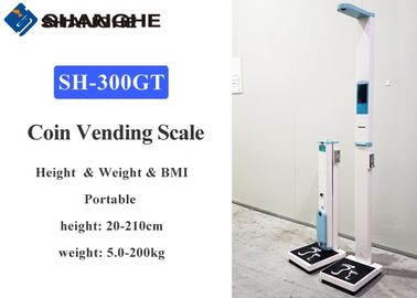 Digital Lcd Display Medical Height And Weight Scales With Multi Coin Acceptor
