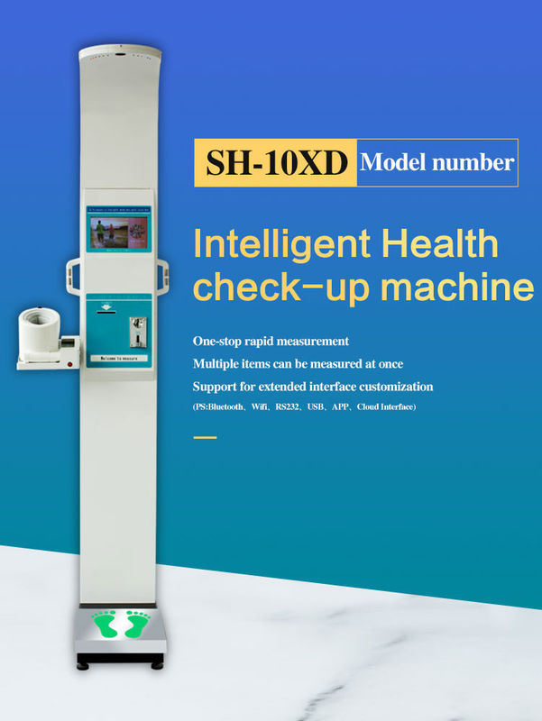 AC160v Coin Operated Height Weight Blood Pressure Monitoring Machine For Hospital