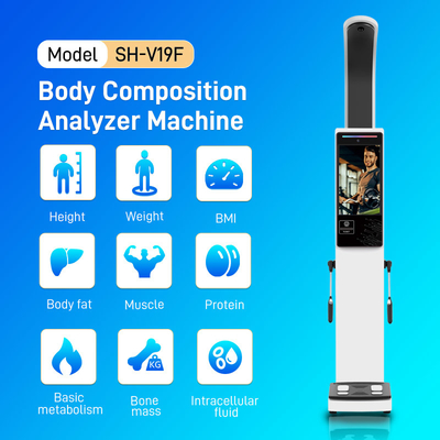 Human Inbody Body Composition Analyzer Επαγγελματικός αναλυτής λίπους σώματος με εκτυπωτή